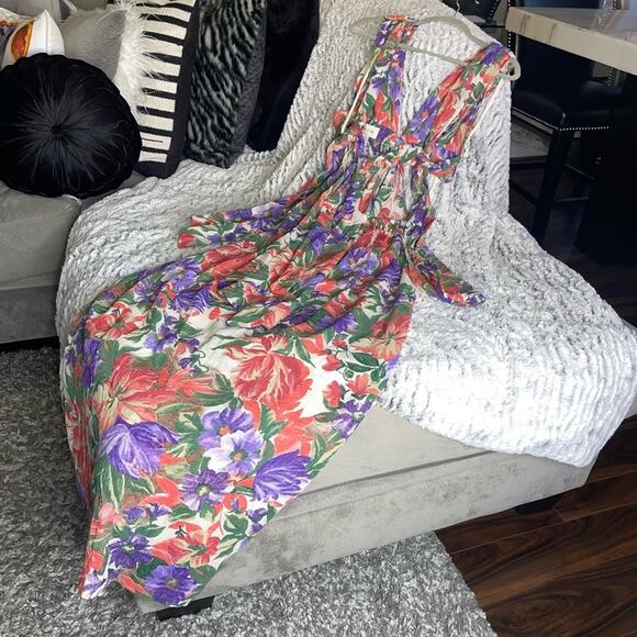 Just BEE Queen Sara Dress Floral C. Gauze - Picture 9 of 14